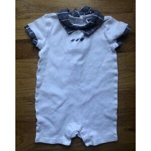 Janie And Jack Elephant Romper 6-12M